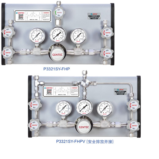  GENTEC 捷锐 P3300 系列双侧式低压特气控制面板