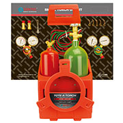 GENTEC Oxy-Acetylene & Oxy-Fuel Anti-Theft Packaging Kits with Cylinders