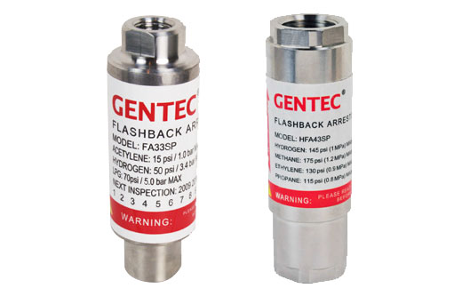 GENTEC Flashback Arrestors (Stainless Steel)