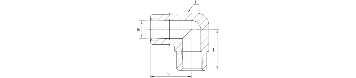 GENTEC PFE Series Female Elbow