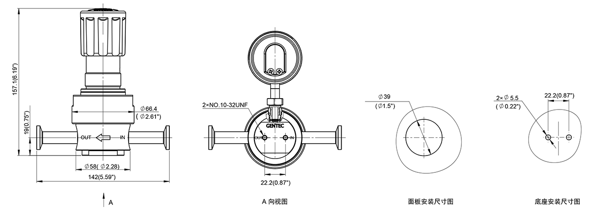 GENTEC捷锐PR20系列卫生型减压器