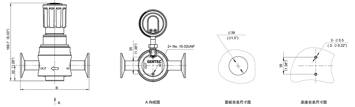 GENTEC捷锐PR23系列卫生型减压器