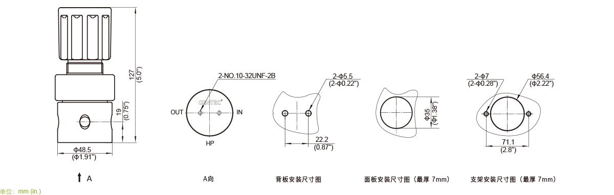 GENTEC捷锐R72 系列小流量背压阀