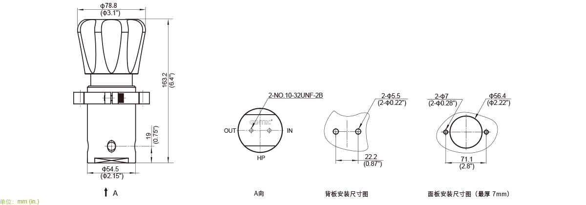 GENTEC捷锐R73 系列高压背压阀